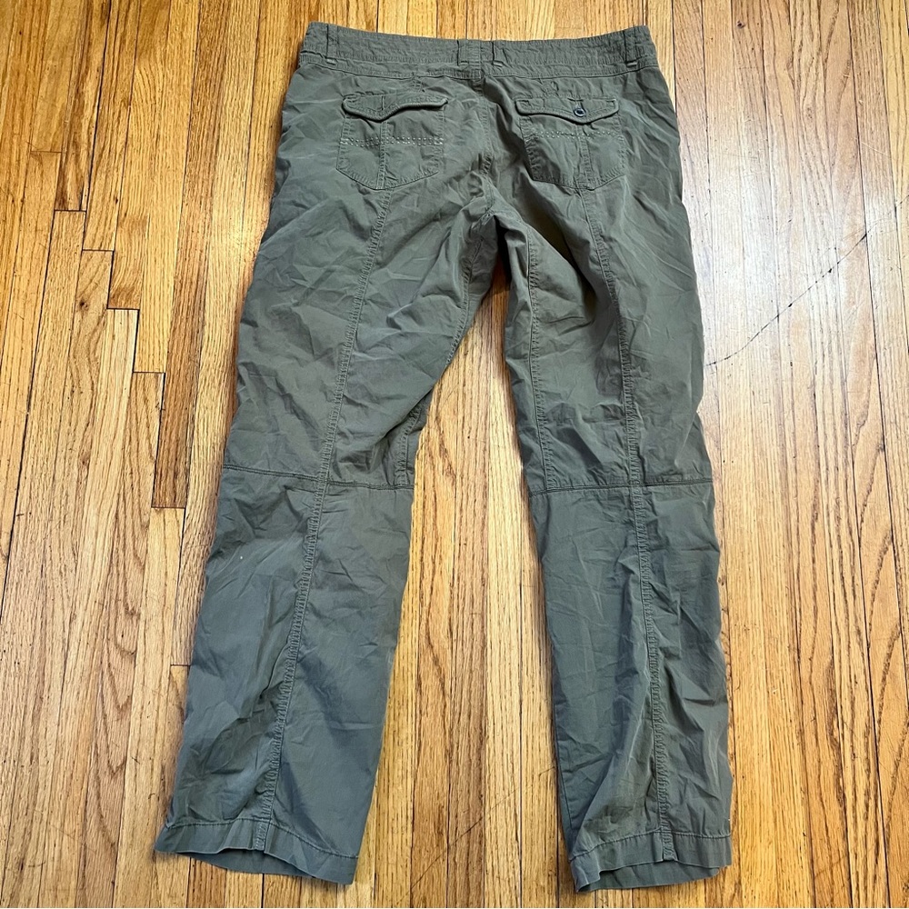 Kuhl Sz 14 Women's  Roll Up Pants Cargo Utility Hiking Convertible Green - Picture 3 of 10